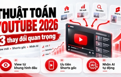 Thuật toán YouTube 2026: Cách hoạt động và 3 thay đổi lớn